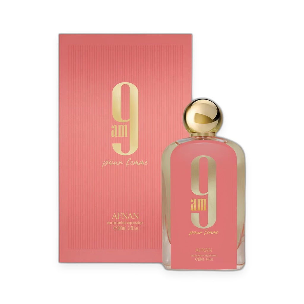 Afnan 9AM Pour Femme Eau de Parfum 100ml on white background