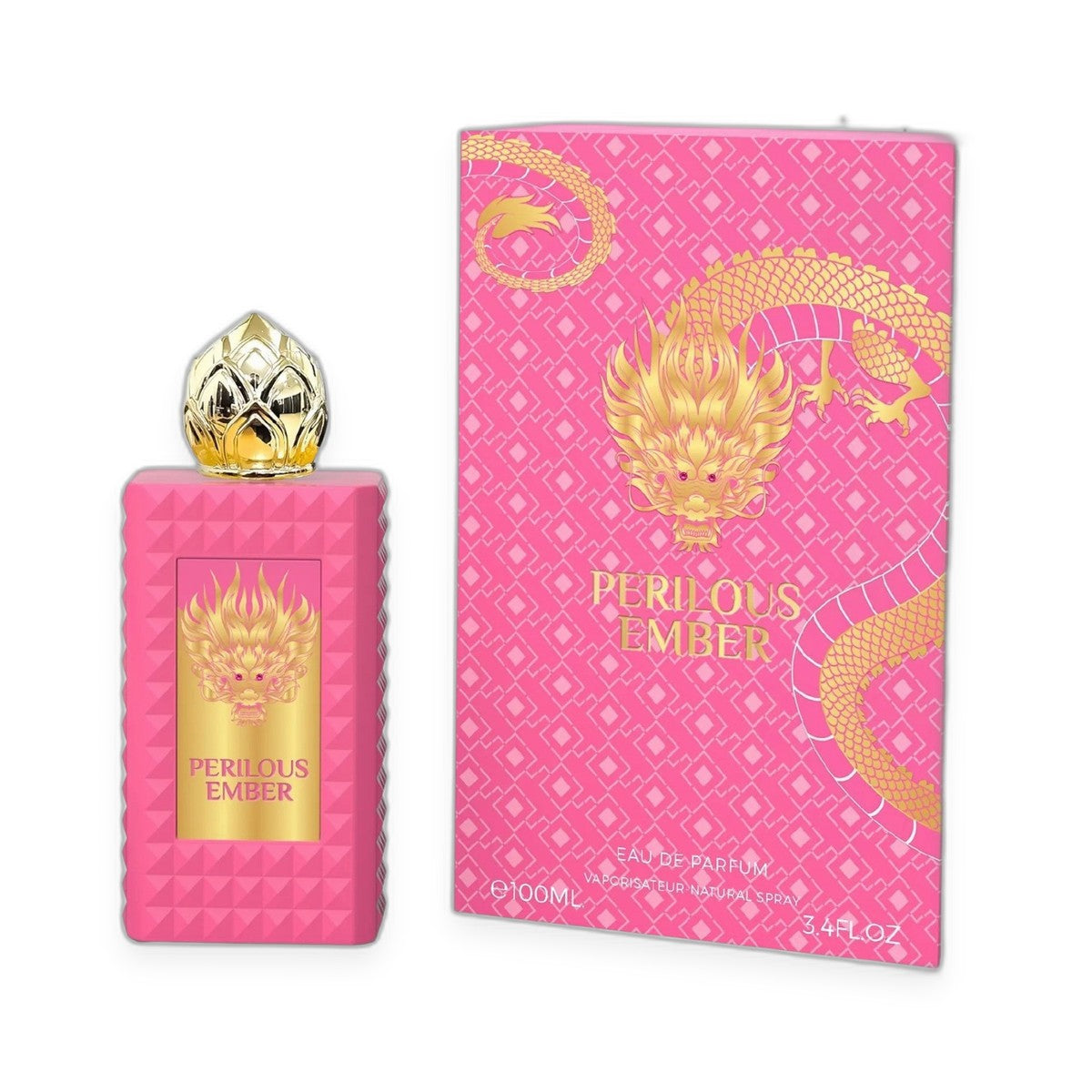 Emper Perilous Ember Dragon Collection Eau de Parfum 90ml on white background