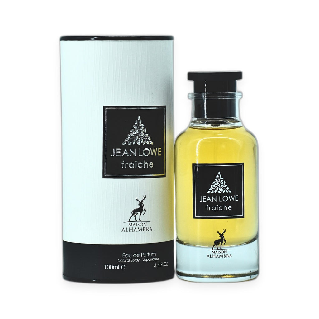 Maison Alhambra Jean Lowe Fraiche Eau de Parfum 100ml on white background
