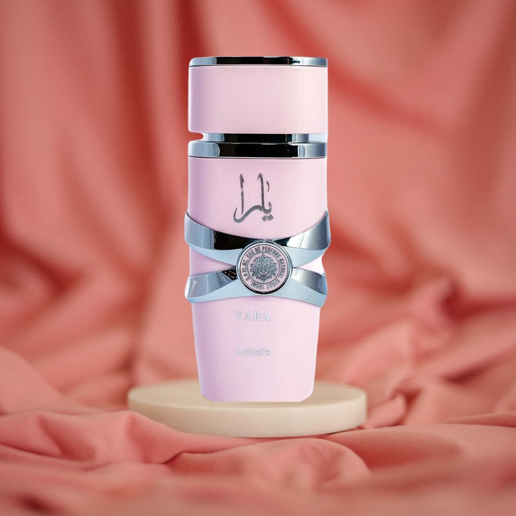 Lattafa Yara perfume bottle and box