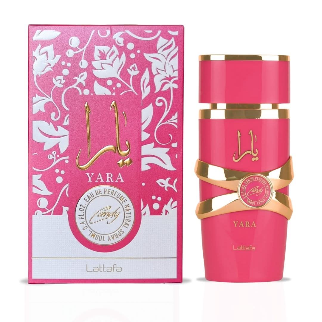 Lattafa Yara Candy Eau de Parfum 100ml bottle