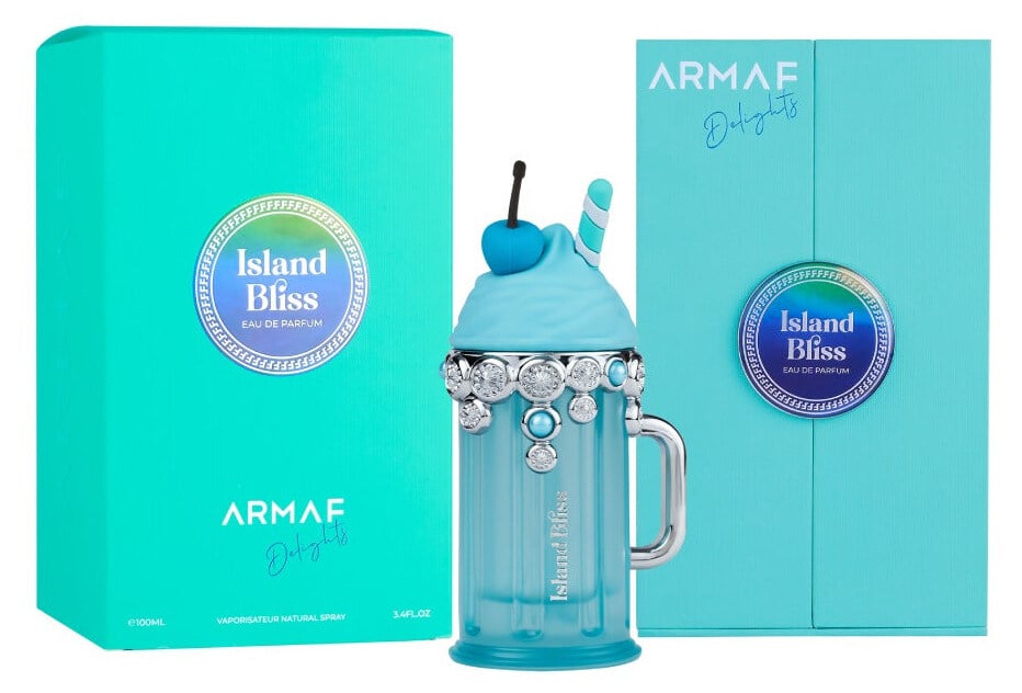 Armaf Island Bliss Eau de Parfum 100ml bottle and tropical box packaging
