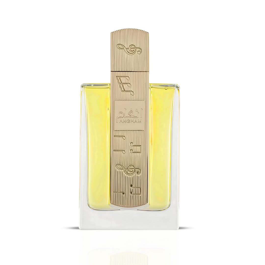 Lattafa Angham perfume bottle and box