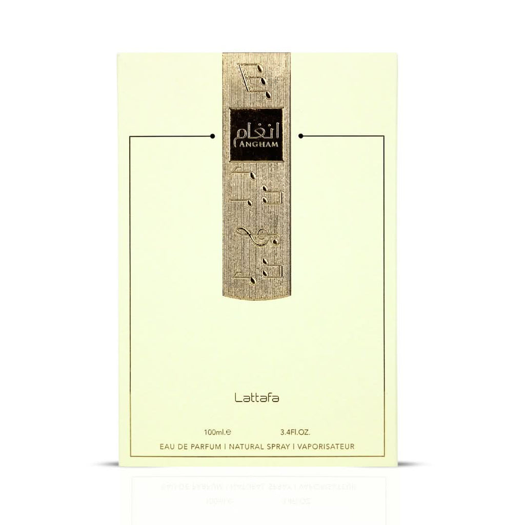 Lattafa Angham eau de parfum detail