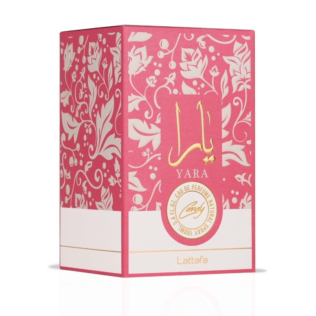 Lattafa Yara Candy eau de parfum detail
