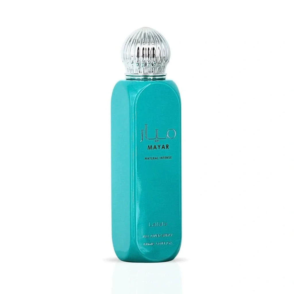 Lattafa Mayar body spray detail
