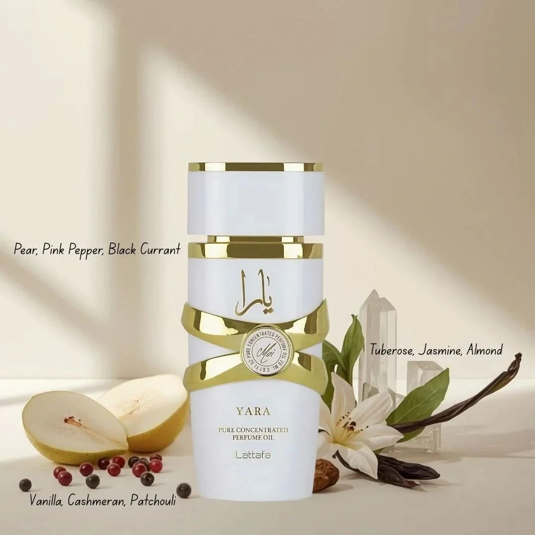 Lattafa Yara Tous perfume oil detail