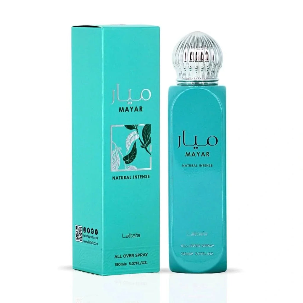 Lattafa Mayar Natural Intense All-Over Spray 150ml bottle