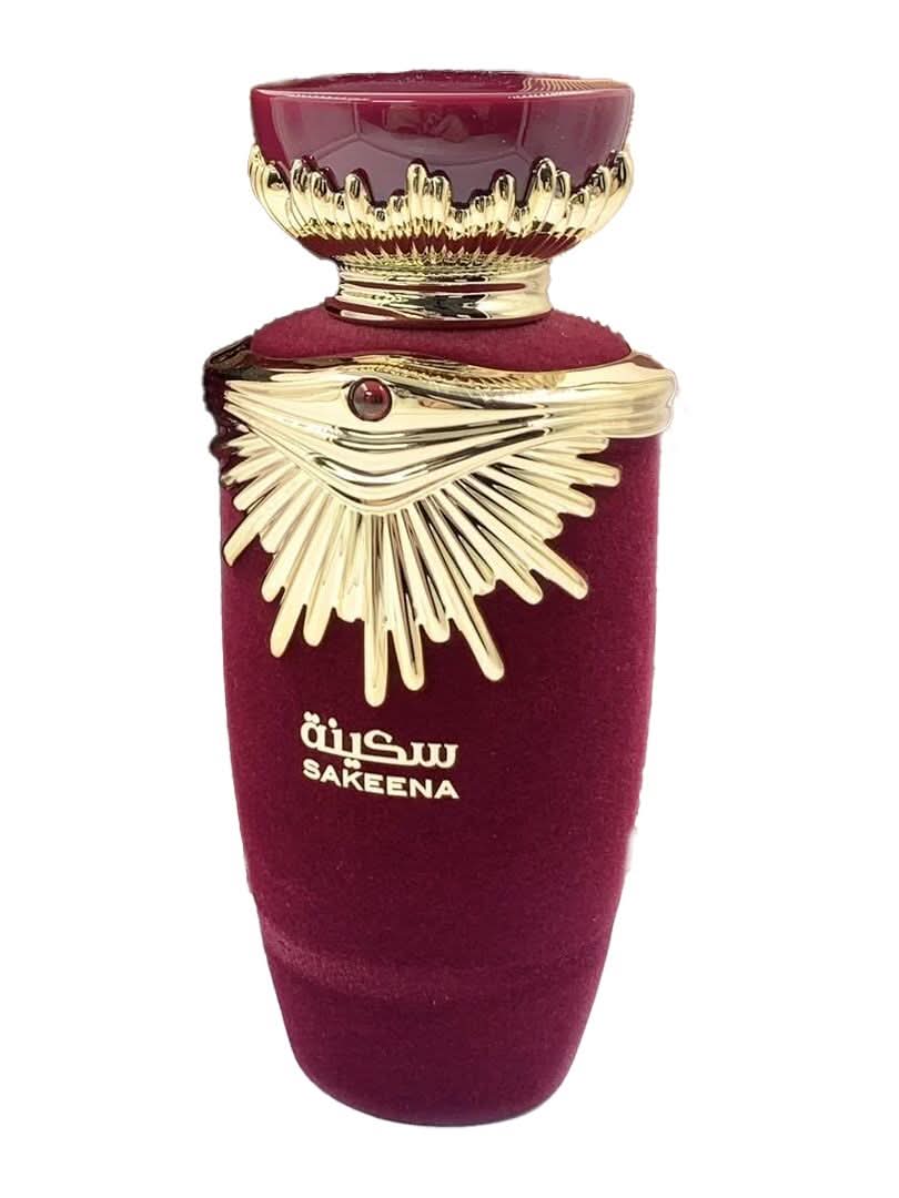 Lattafa Sakeena perfume bottle and box