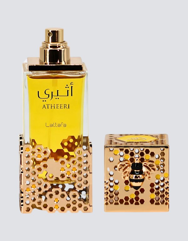 Lattafa Atheeri eau de parfum detail