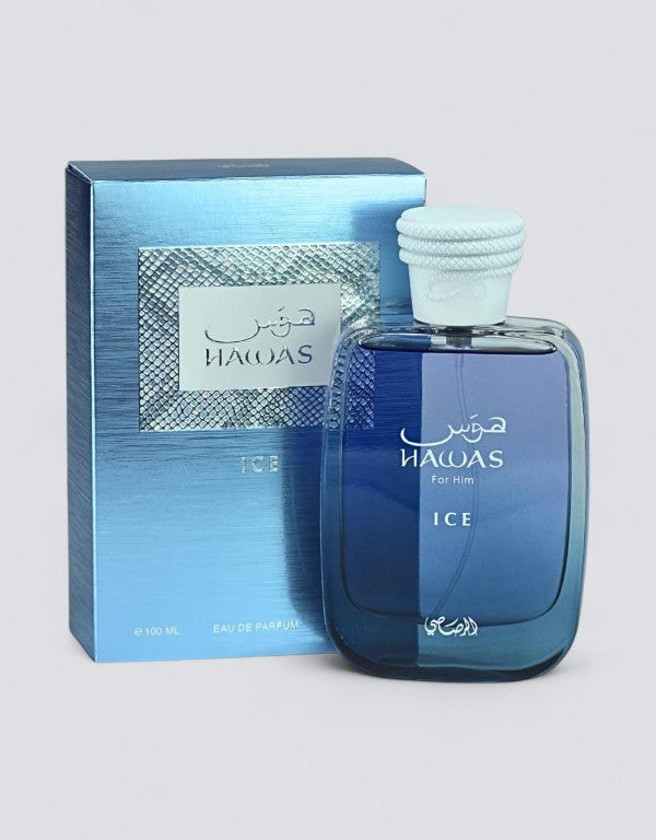 Hawas Ice Rasasi eau de parfum detail