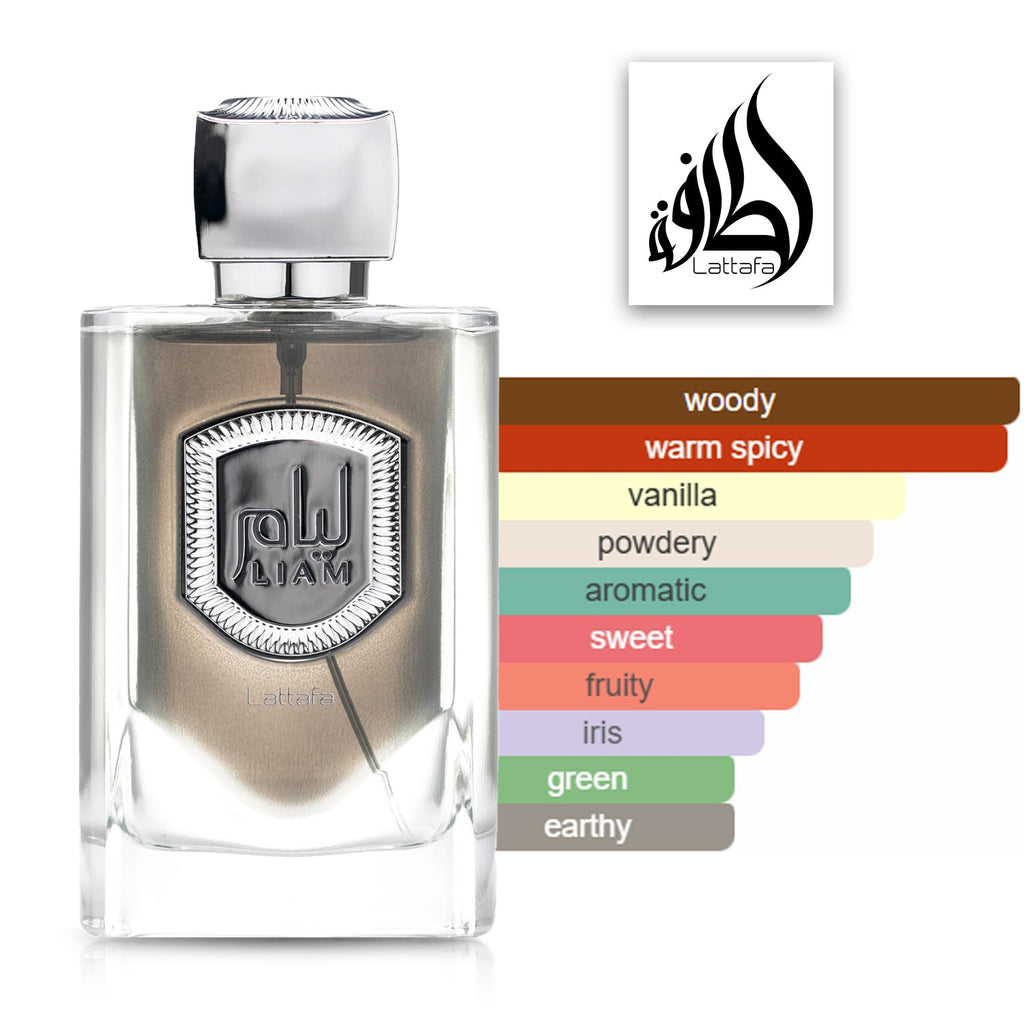 Lattafa Liam Grey fragrance notes