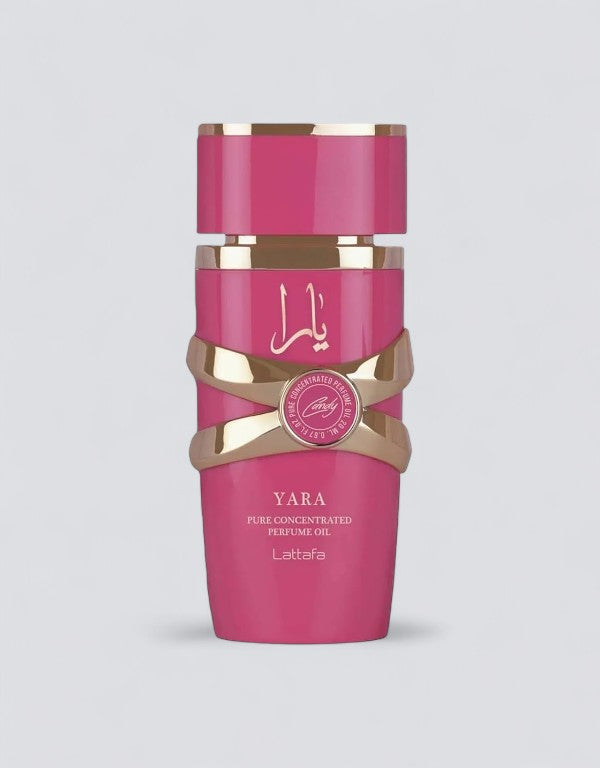 Lattafa Yara Candy perfume oil detail