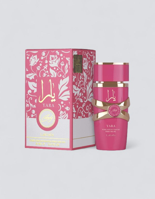 Lattafa Yara Candy concentrated perfume oil 20ml bottle